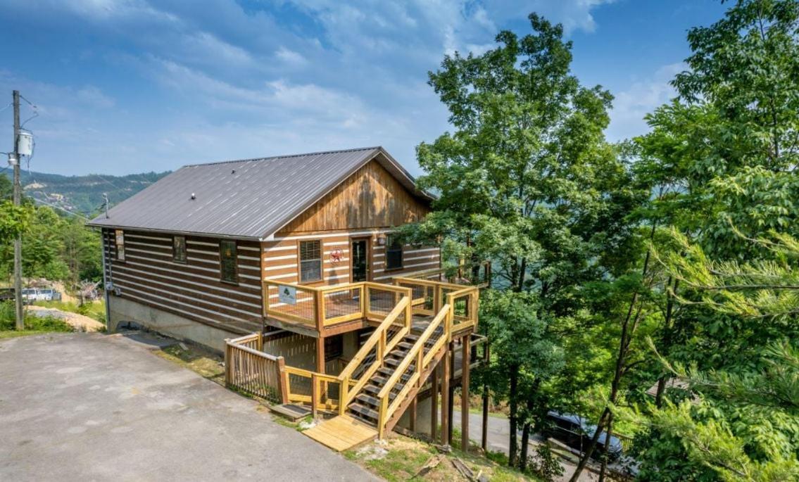 Smoky View With A Twist Villa Pigeon Forge Exterior foto