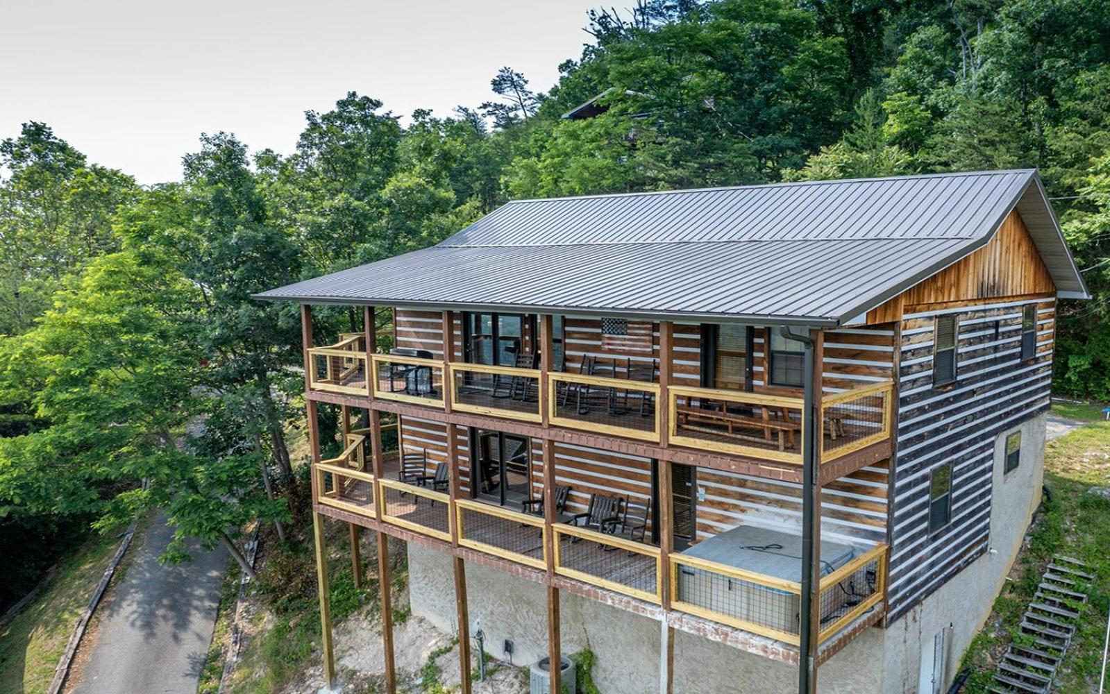 Smoky View With A Twist Villa Pigeon Forge Exterior foto